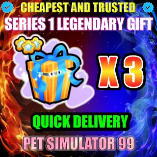 SERIES 1 LEGENDARY GIFT X3