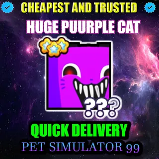 HUGE PUURPLE CAT