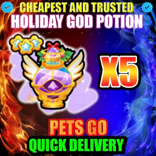 HOLIDAY GOD POTION X5