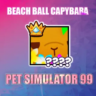 TITANIC BEACH BALL CAPYBARA 