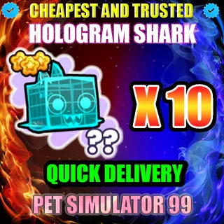 HOLOGRAM SHARK X10 |PS99