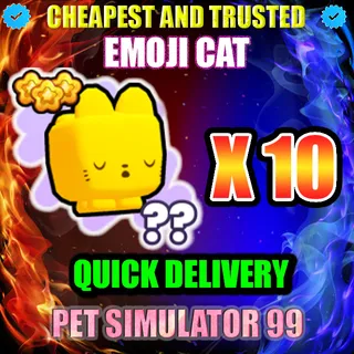 EMOJI CAT X10 |PS99