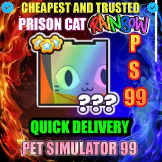 HUGE PRISON CAT RAINBOW