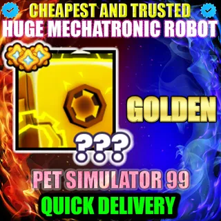 HUGE MECHATRONIC ROBOT GOLDEN