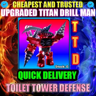 UPGRADED TITAN DRILL MAN | TTD