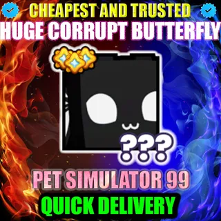 HUGE CORRUPT BUTTERFLY