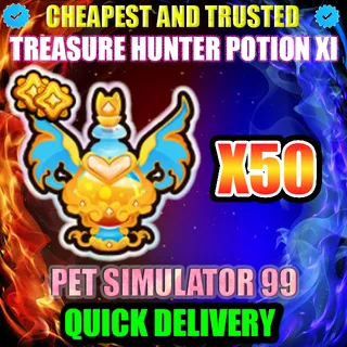 TREASURE HUNTER POTION XI X50