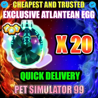 EXCLUSIVE ATLANTEAN EGG X20