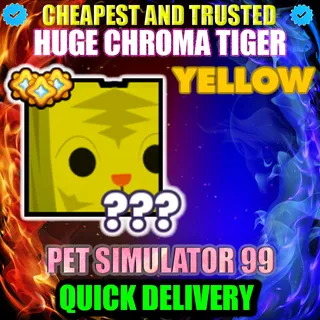 HUGE YELLOW CHROMA TIGER