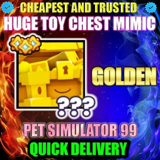 HUGE TOY CHEST MIMIC GOLDEN