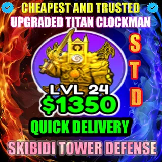 STD | UPGRADED TITAN CLOCKMAN