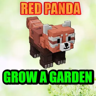 RED PANDA GROW A GARDEN