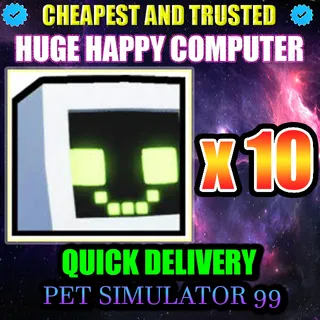 HUGE HAPPY COMPUTER X10  