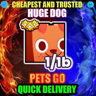 HUGE DOG PETS GO