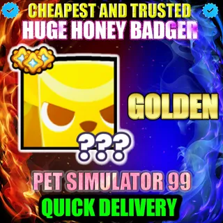 HUGE HONEY BADGER GOLDEN