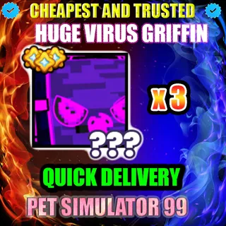 HUGE VIRUS GRIFFIN x3