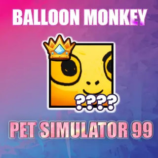 TITANIC BALLOON MONKEY