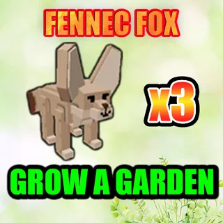 FENNEC FOX GROW A GARDEN