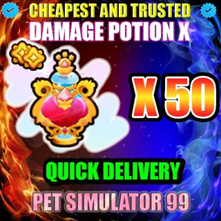 DAMAGE POTION X  X50 