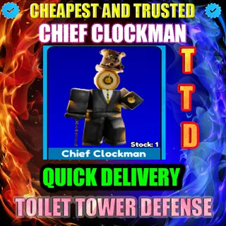 CHIEF CLOCKMAN