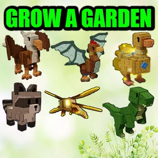 GRIFFIN|COCKATRICE|GOLDEN GOOSE|RACCOON|DRAGONFLY|T-REX