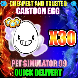 CARTOON EGG X30