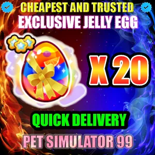 EXCLUSIVE JELLY EGG X20