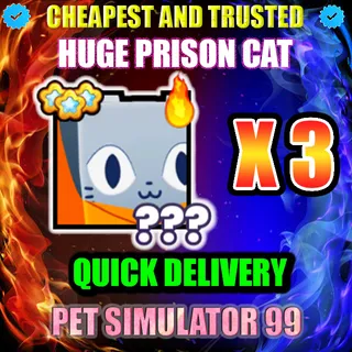 HUGE PRISON CAT X3
