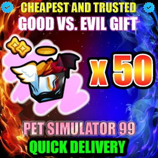 GOOD VS. EVIL GIFT X50