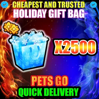 HOLIDAY GIFT BAG X2500