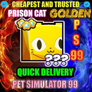 HUGE PRISON CAT GOLDEN