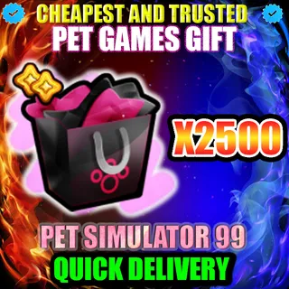 PET GAMES GIFT X2500