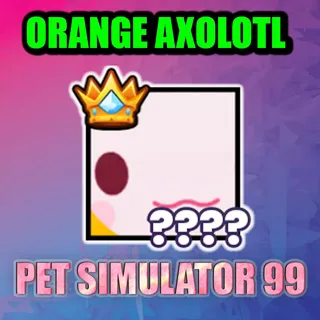 TITANIC ORANGE AXOLOTL