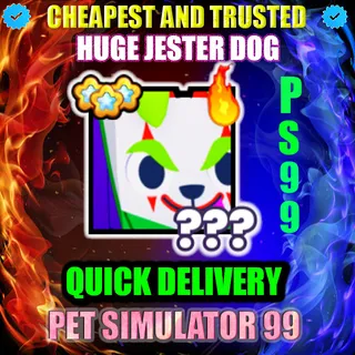 HUGE JESTER DOG |PS99