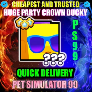 HUGE PARTY CROWN DUCKY 