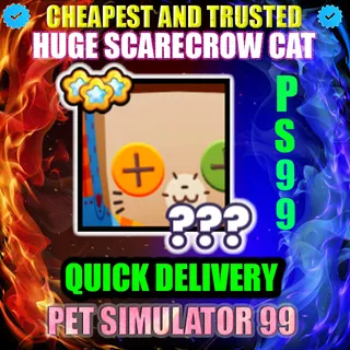 HUGE SCARECROW CAT |PS99