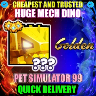 HUGE MECH DINO GOLDEN