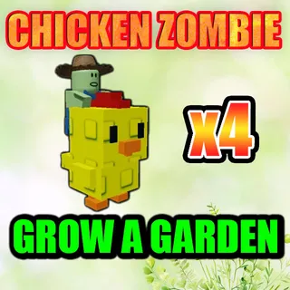 CHICKEN ZOMBIE GROW A GARDEN