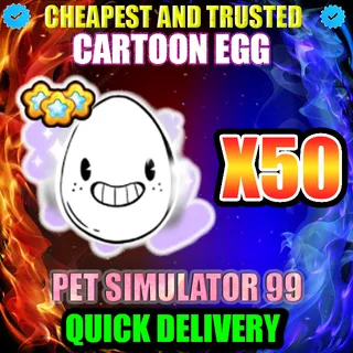 CARTOON EGG X50