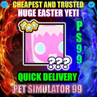 HUGE EASTER YETI 