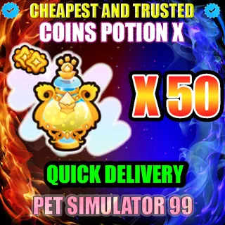 COINS POTION X | X50 | PS99