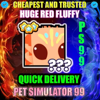 HUGE RED FLUFFY |PS99