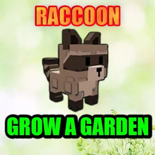 RACCOON GROW A GARDEN