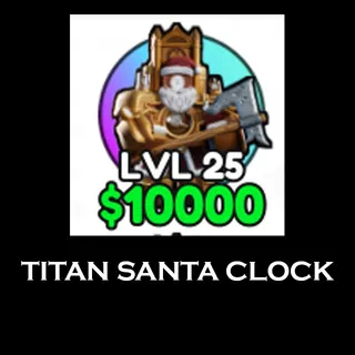 TITAN SANTA CLOCK