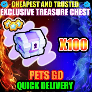 EXCLUSIVE TREASURE CHEST X100