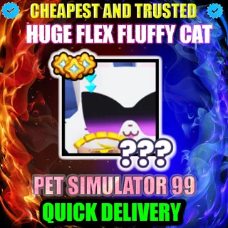 HUGE FLEX FLUFFY CAT