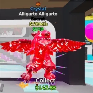 Fortnite steal the brainrot Crystal Alligarto 