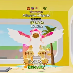 Summer Alligarto Alligarto Fortnite Steal The Brainrot LVL 190 