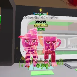 Magical Croissantini et Caffettino Fortnite Steal The Brainrot 