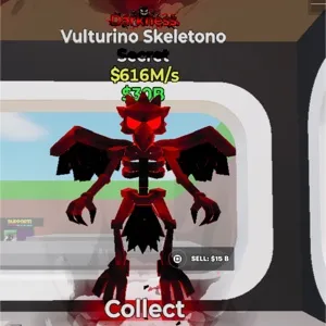 Darkness Vulturino Skeletono Fortnite Steal the brainrot 